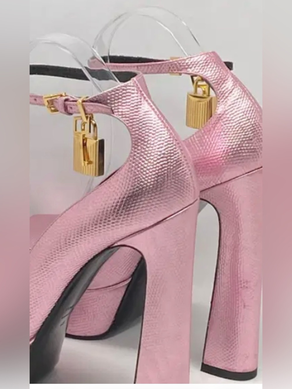 Tom Ford heel with gold padlock - Picture 6 of 9